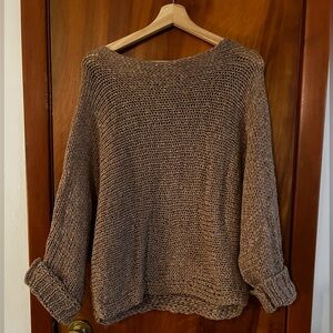 Eesome Crew Neck Knit Sweater, size s/m